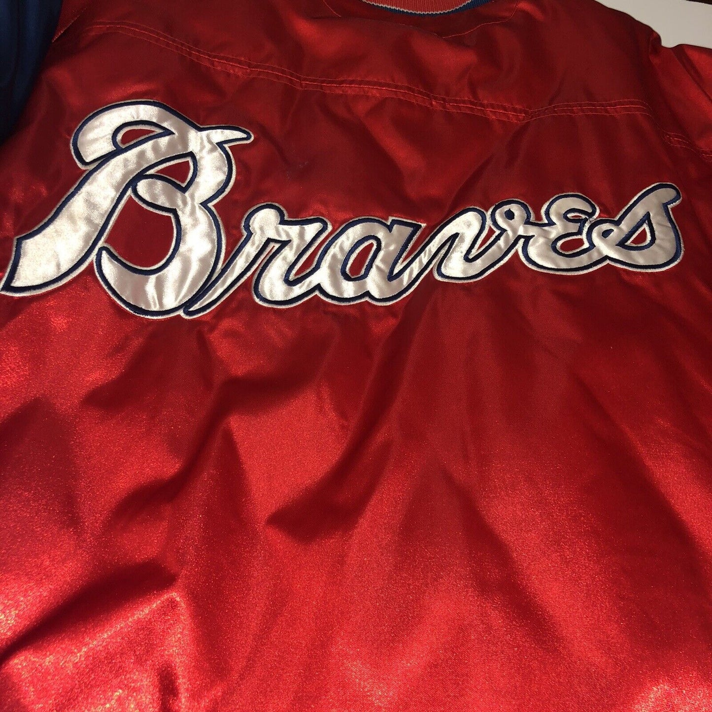 Atlanta Braves Cooperstown Collection XXL jacket G-III & Carl Banks shiny thick