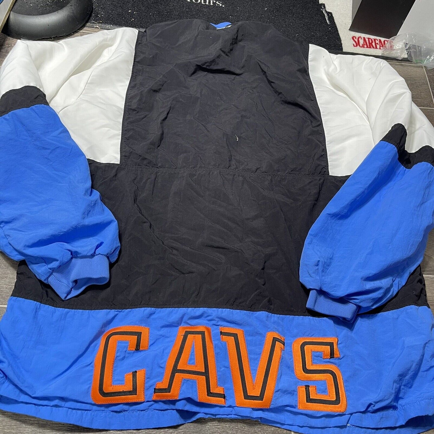 VINTAGE! Authentic 1990s Cleveland Cavaliers STARTER Warm-Up Jacket Sz 52