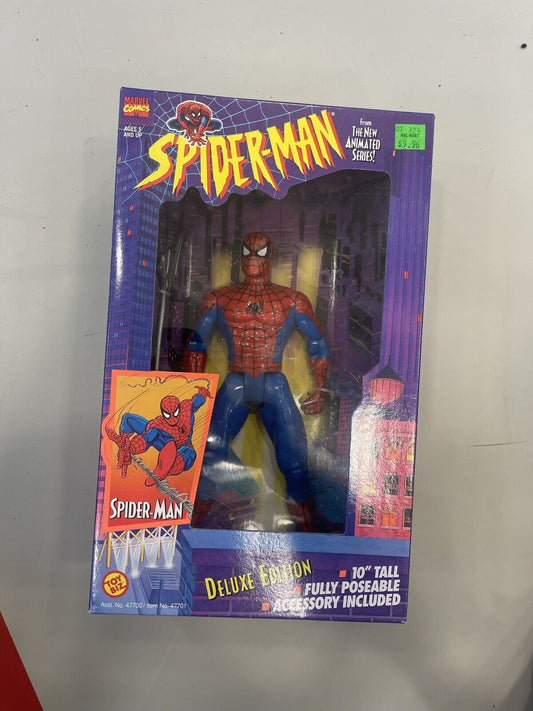Vintage 1994 Marvel Spider-man Wall Hanging Deluxe Edition 10" Action Figure…