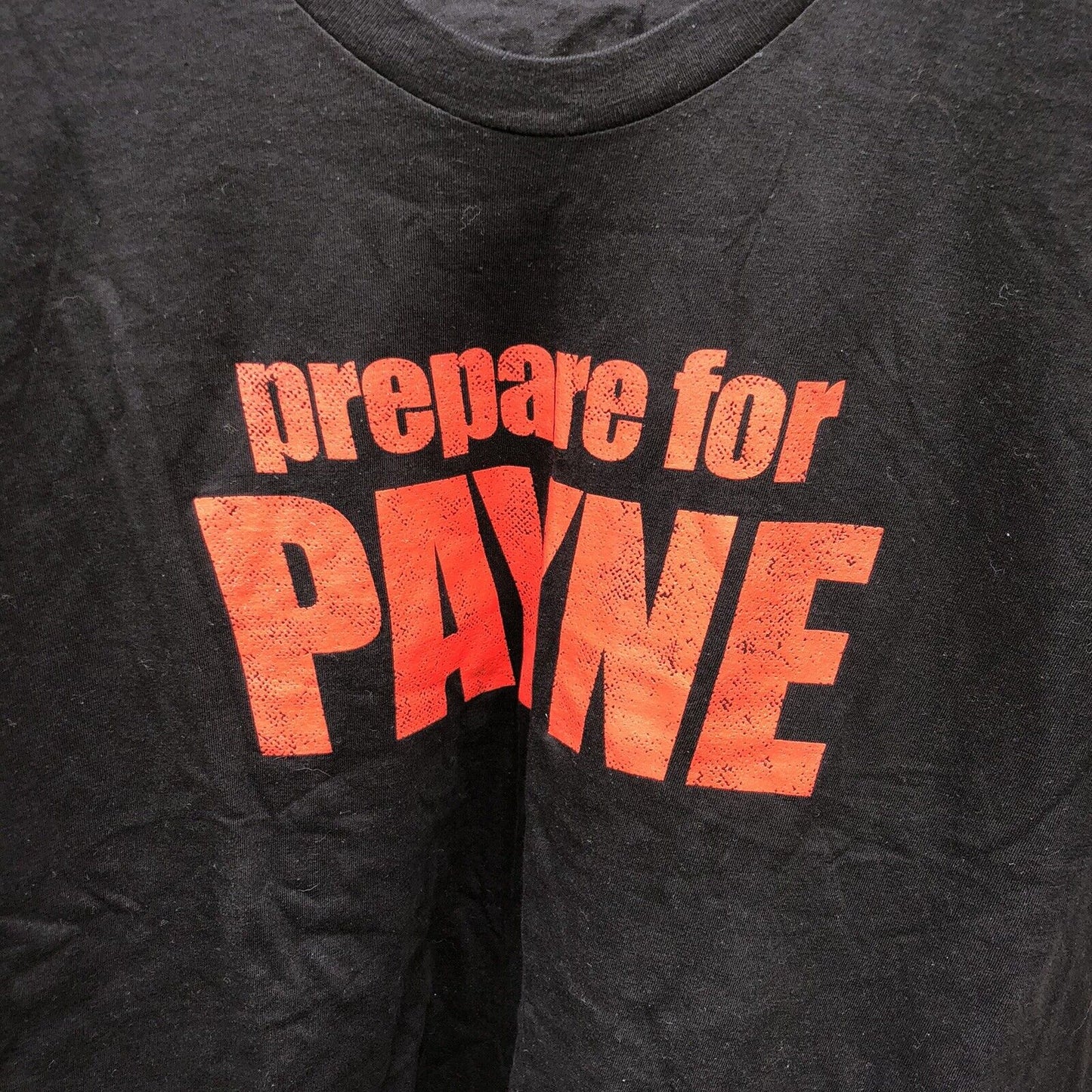 Max Payne Movie 10.17.08 Pre-Release Promo T-Shirt XL "Prepare for Payne" Size X