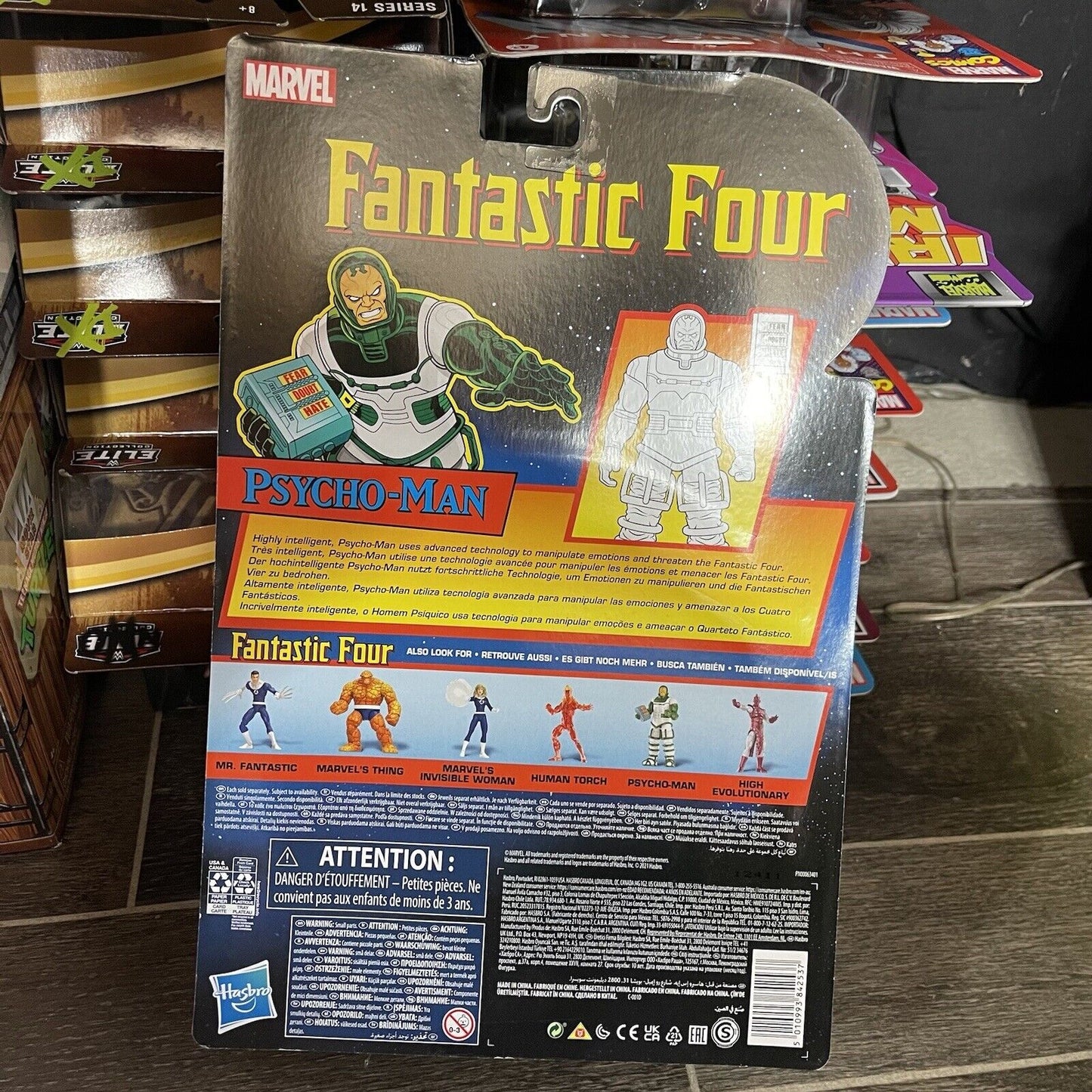 Fantastic Four Retro Marvel Legends Psycho-Man 6-Inch Action Figure NEW