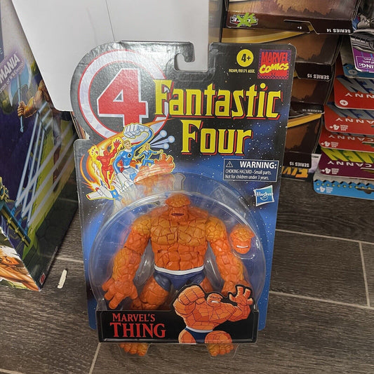 FANTASTIC FOUR RETRO Marvel Legends THING 6-Inch Action Figure - New