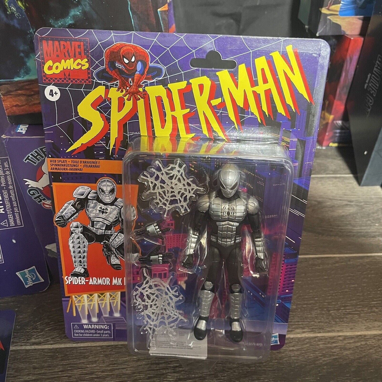 Marvel Legends Hasbro Retro Classic Spider-man SPIDER-ARMOR MK1 6" Figure New