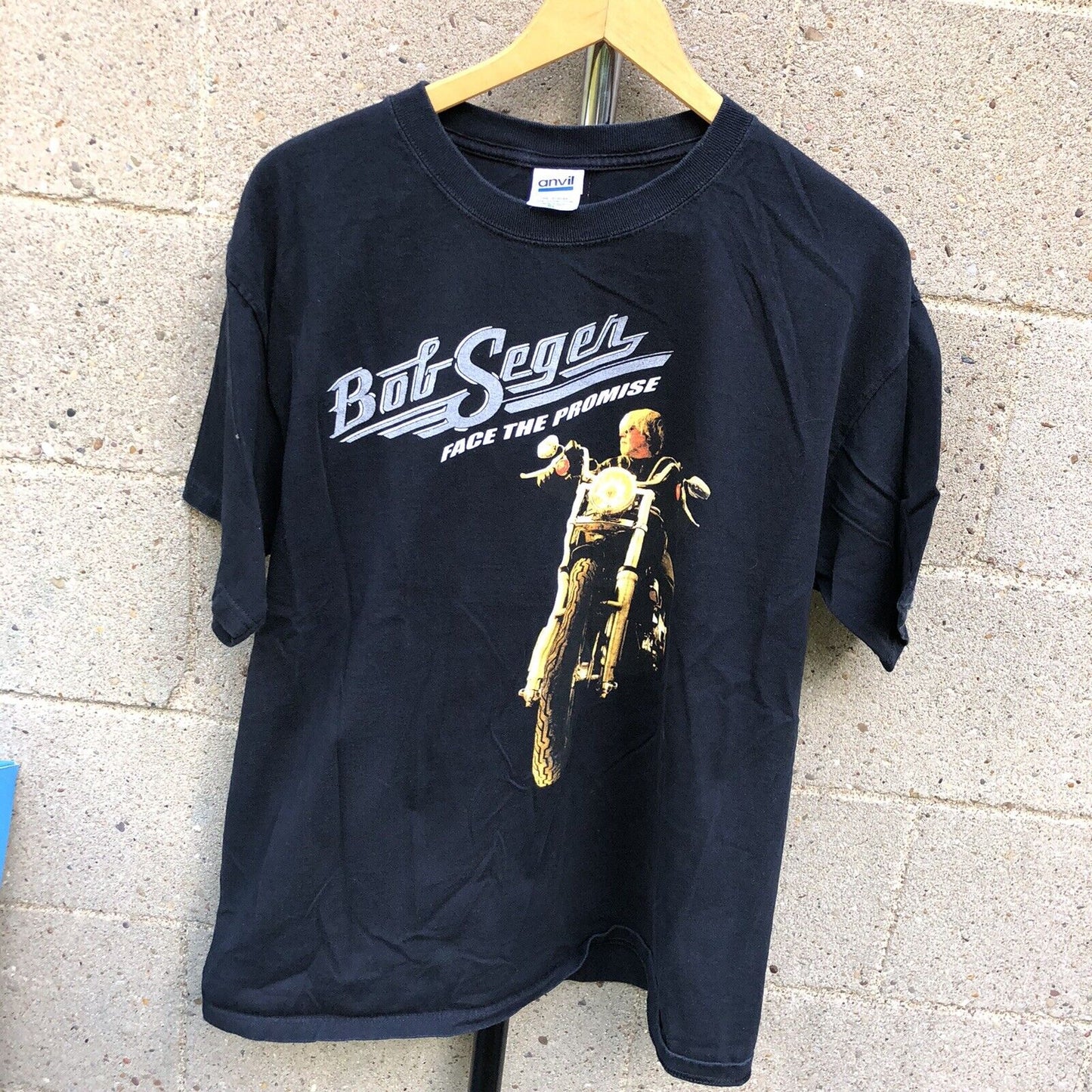 Bob Seger 2006/2007 Face The Promise North American Tour T Shirt Mens Size Xl