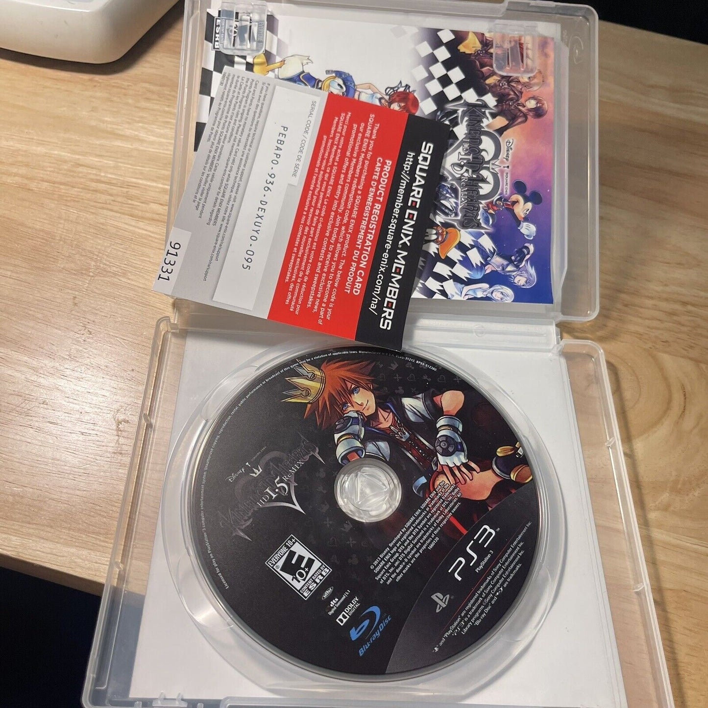 Kingdom Hearts HD 1.5 Remix Ps3 (Sony PlayStation 3, 2013)