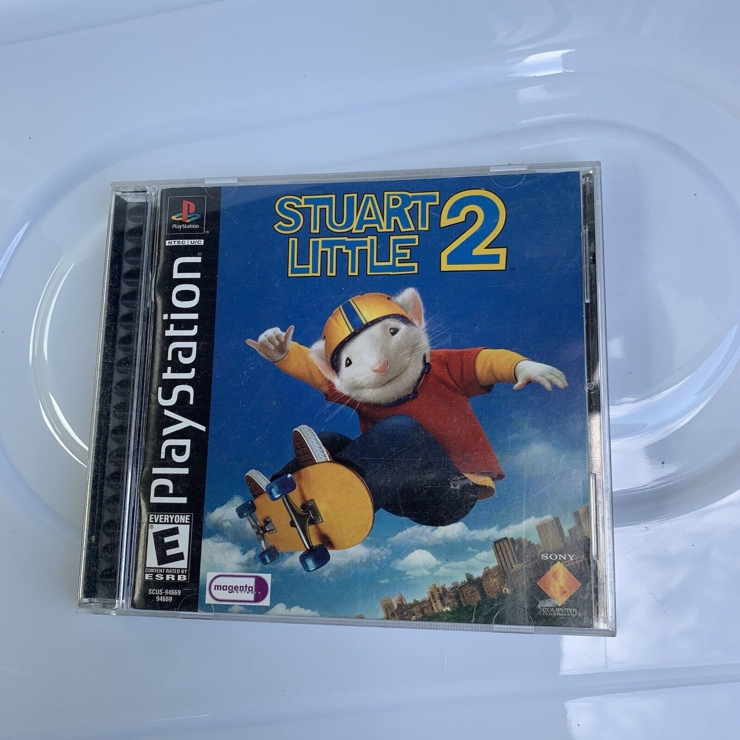 Stuart Little 2 (Sony PlayStation 1, 2002) PS1 CIB Complete w Manual Black Label