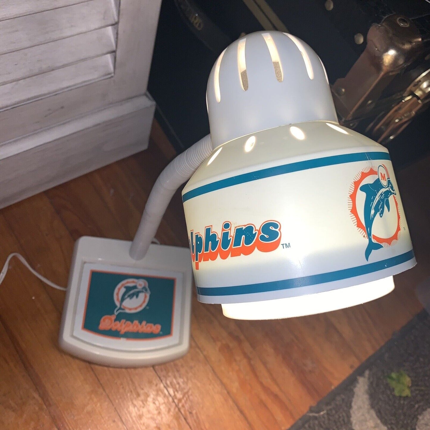 Vintage Miami Dolphins Desk Lamp