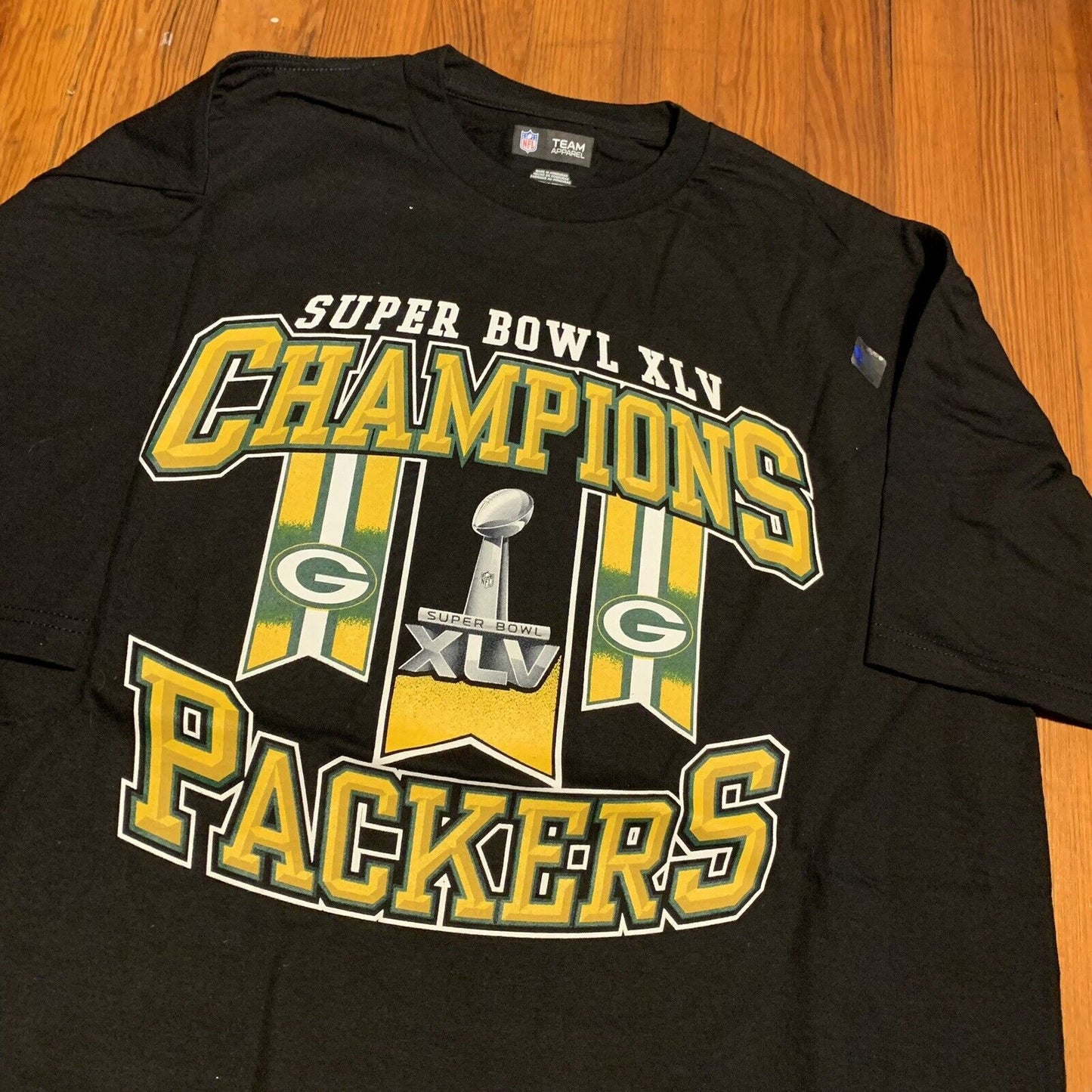 Green Bay Packers Super Bowl Xlv T Shirt Size Xl