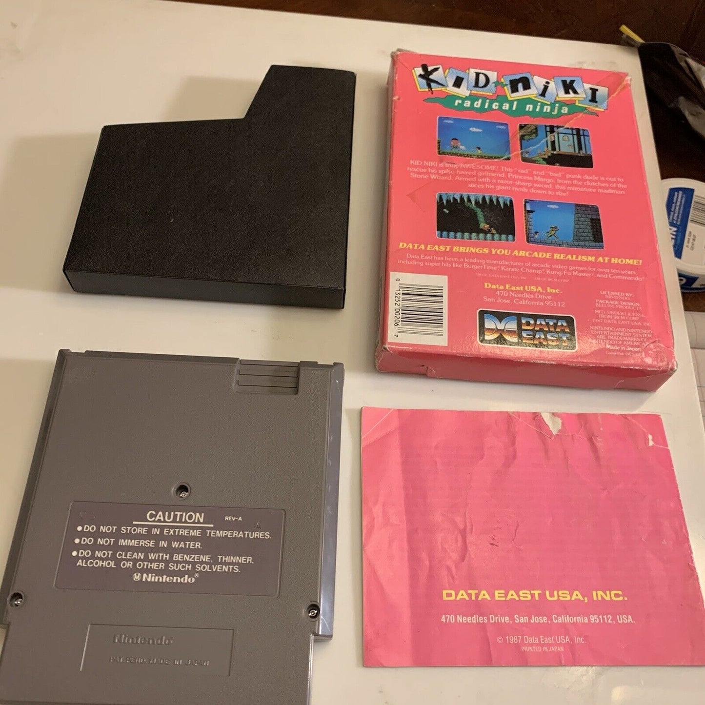 Kid Niki: Radical Ninja - Data East - Nintendo NES CIB - Complete - Rare!