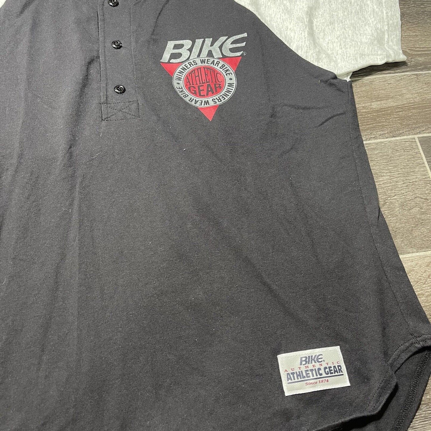 vintage bike athletic gear shirt size large