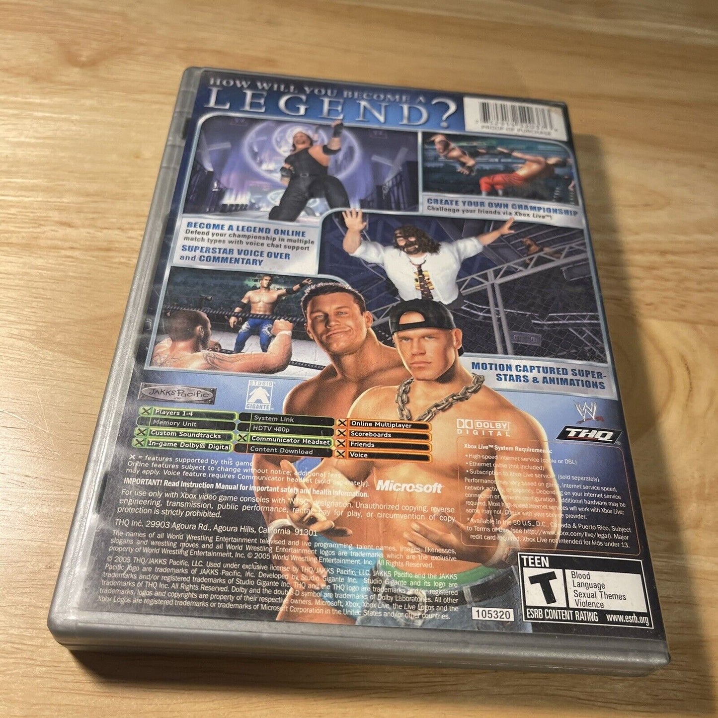 WWE Wrestlemania 21 Xbox - Game & Case