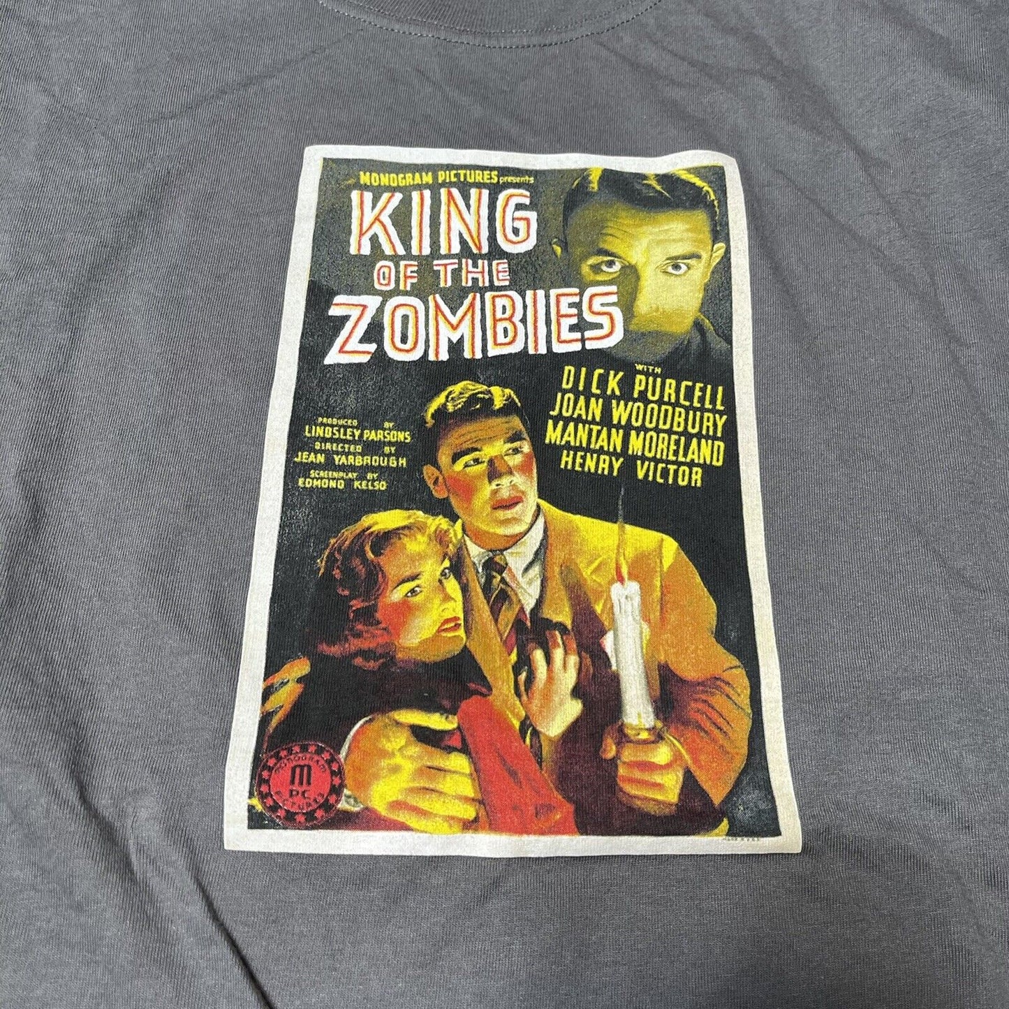 king of the zombies movie t shirt size large