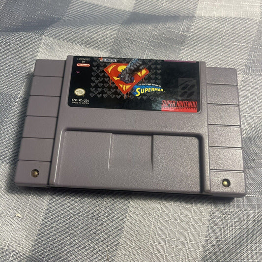 The Death & Return of Superman SNES Game
