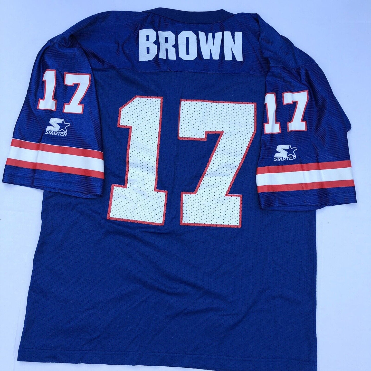 Starter DAVE BROWN No. 17 NEW YORK GIANTS (Size 48) Jersey
