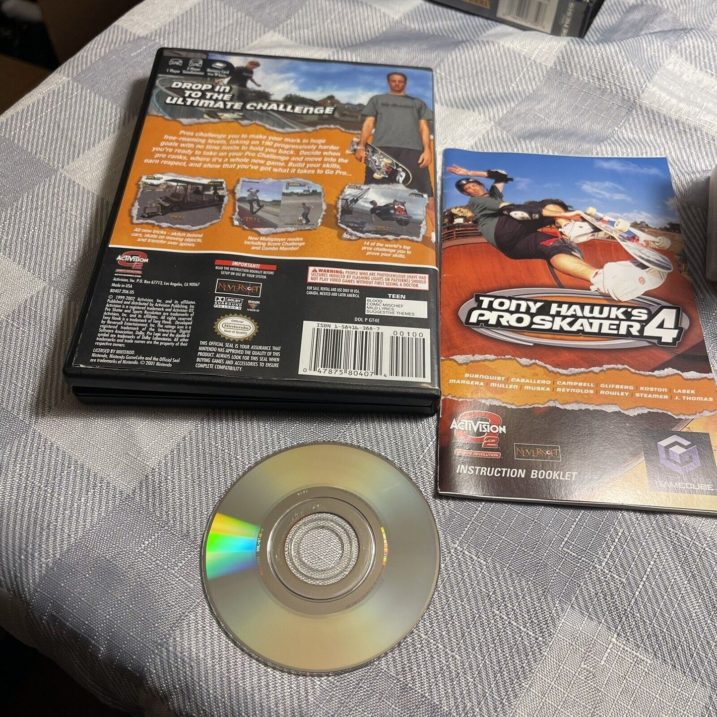 Tony Hawk's Pro Skater 4 (Nintendo GameCube, 2002)