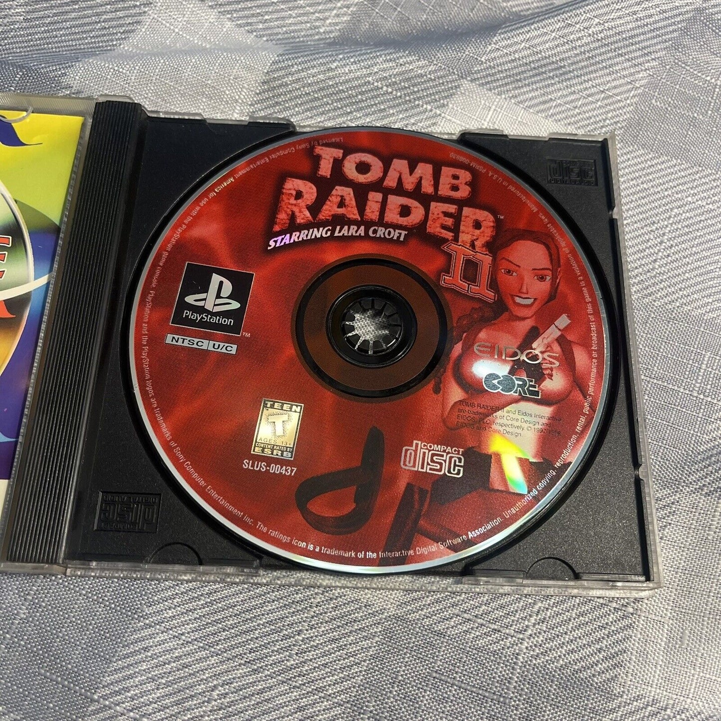 Tomb Raider II 2 Sony Playstation 1 PS1 Game Disc TESTED + WORKING!