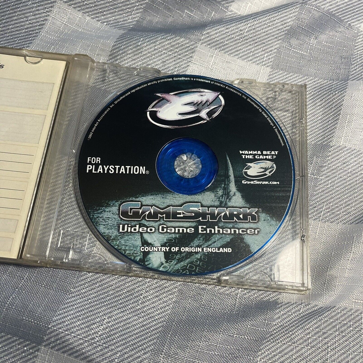 GameShark Video Game Enhancer (PS1, 2002) Disc Only