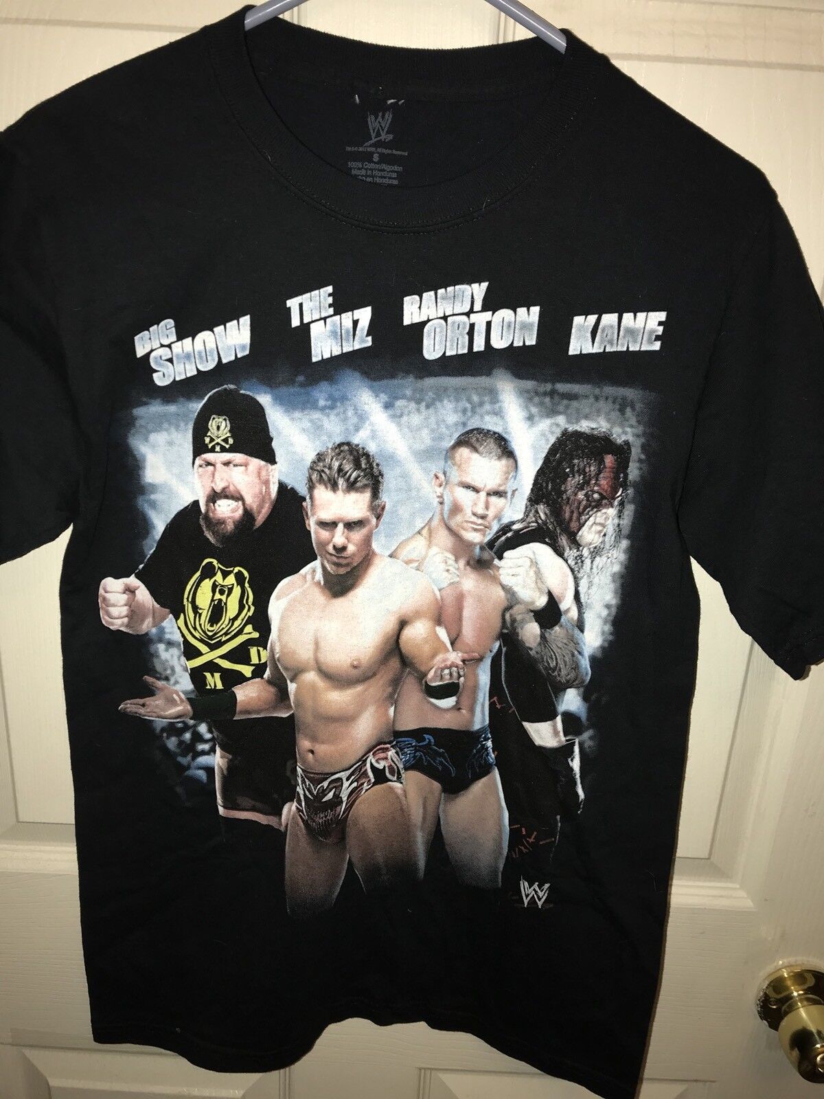 WWF WWE Pro Wrestling The Big Show The Miz Kane Randy Orton Shirt Small Black