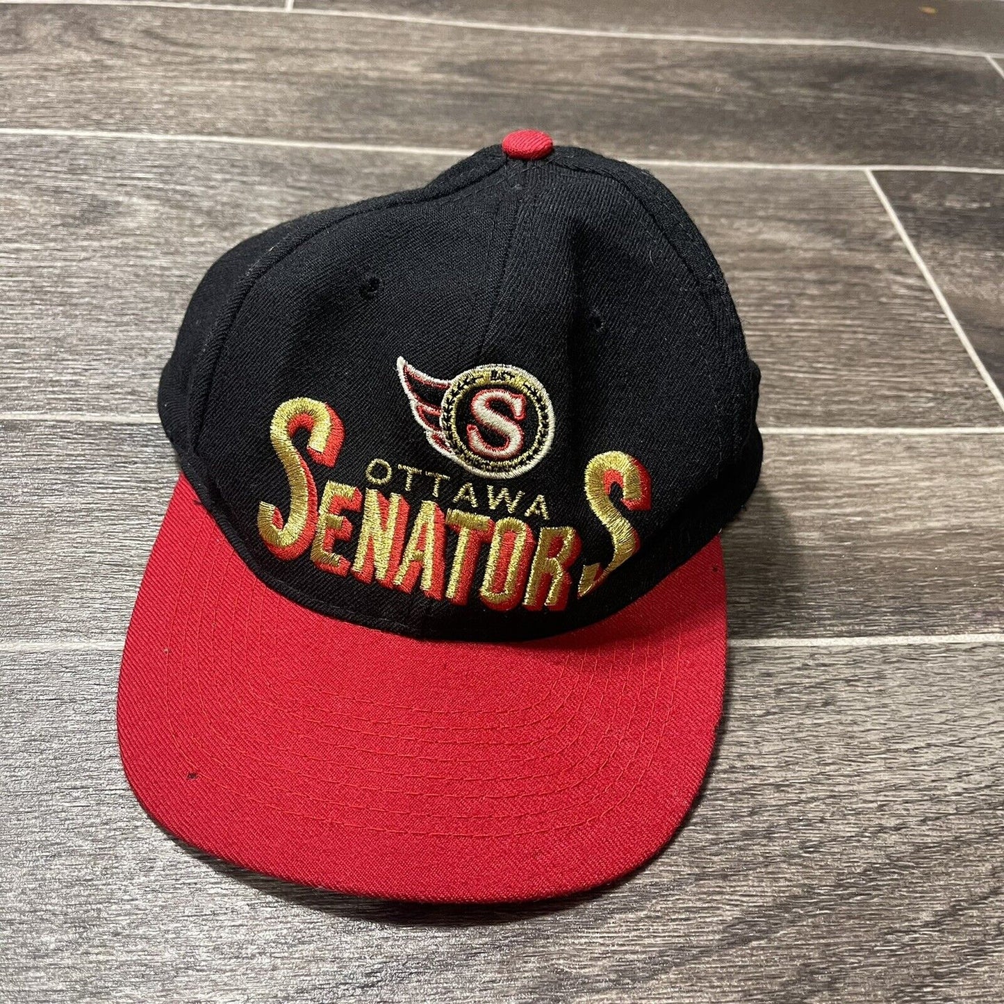 Rare Vintage Ottawa Senators CCM SnapBack Trucker Hockey Hat