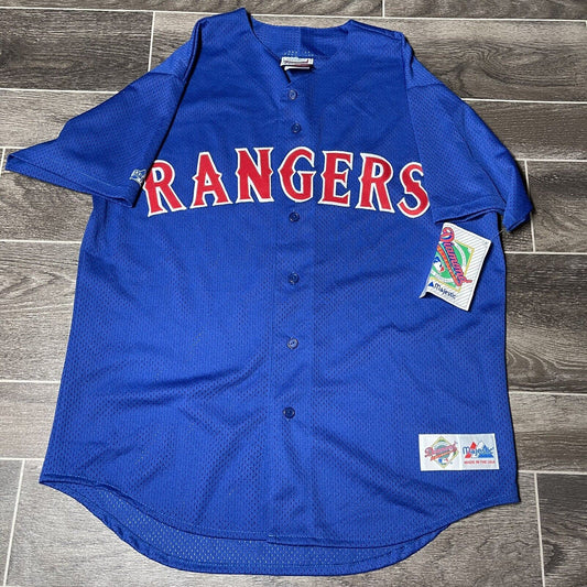 Texas Rangers Majestic Authentic Diamond Collection Jersey Men’s L Stitched NWT