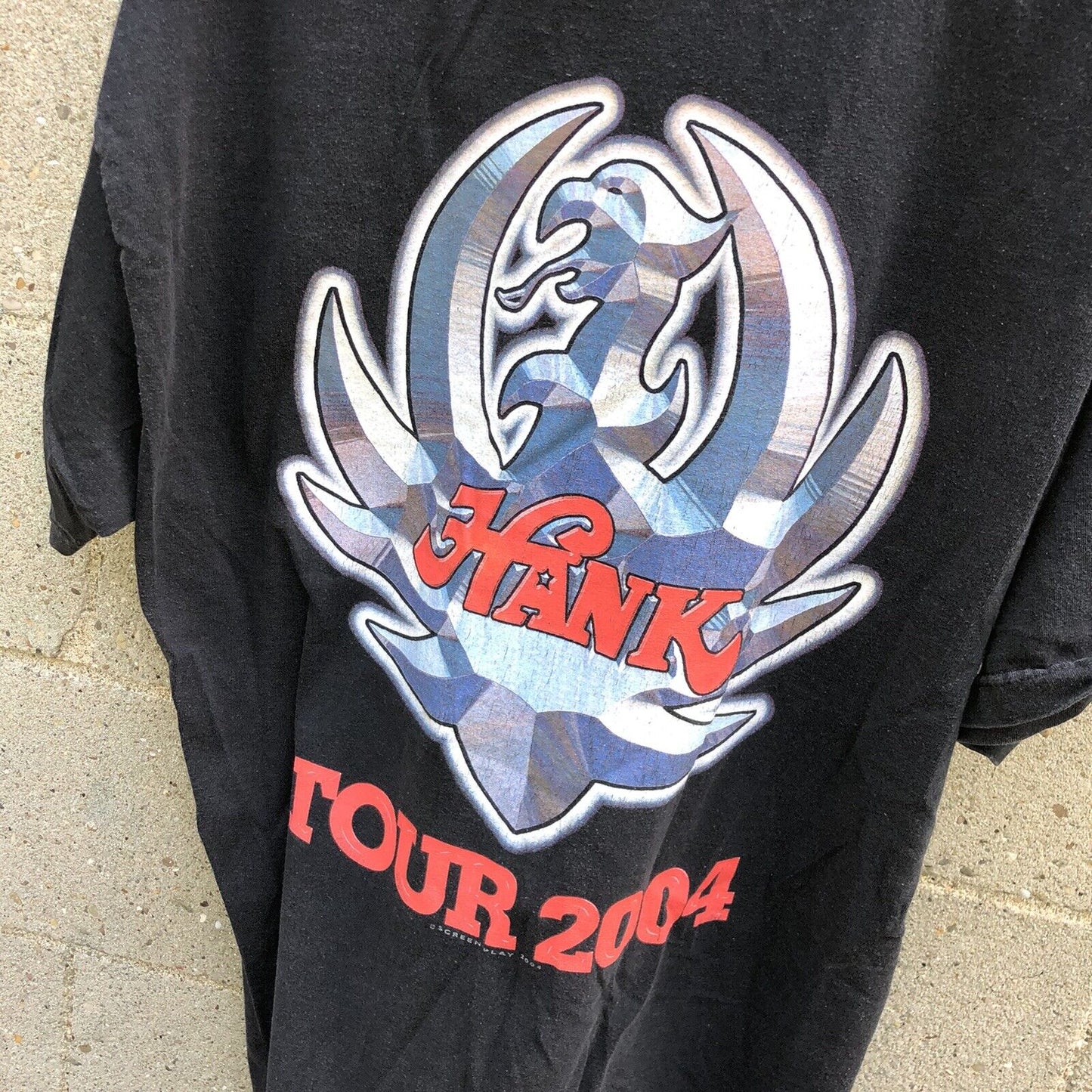 Hank Williams Jr Concert Tour 2004 Tee Shirt Size Xl Pre Owned