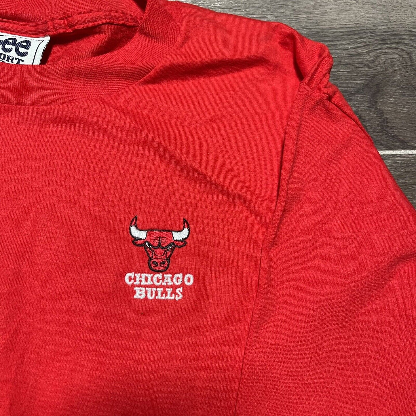 vintage chicago bulls t shirt size large