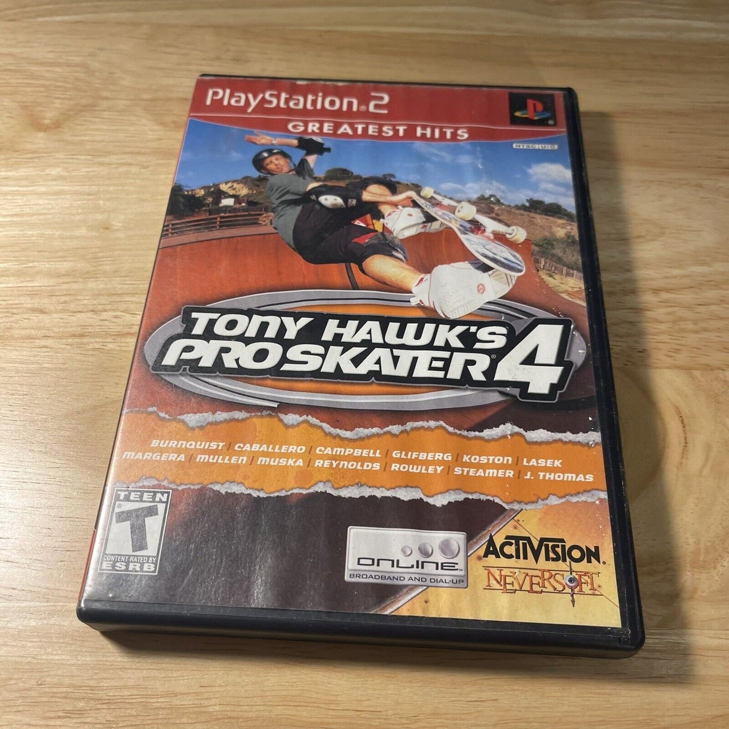 Tony Hawk's Pro Skater 4 - Complete PlayStation 2 PS2 Game CIB - Tested & Works