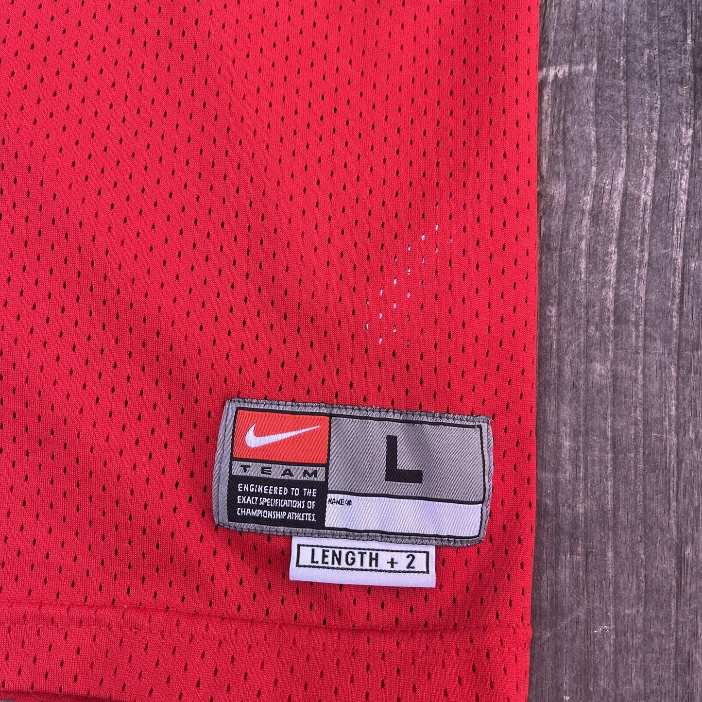 Vintage Nike Philadelphia 76ers Allen Iverson #3 Red White Phila Jersey Large