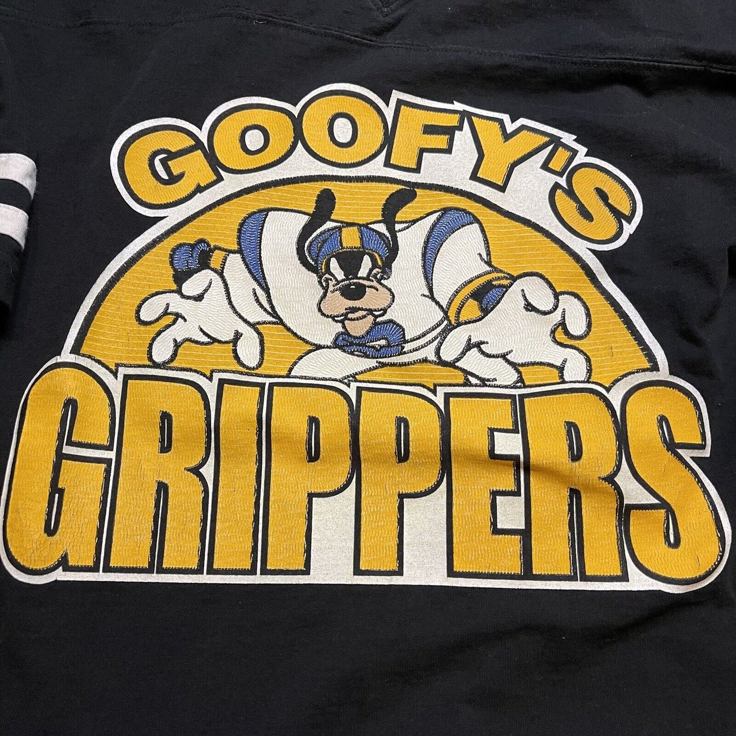 Vintage Disney Football League Goofys Grippers Jersey Shirt Size Medium