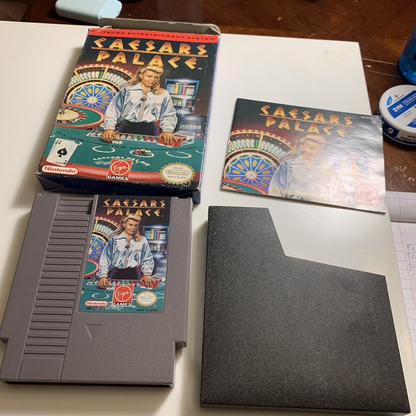 Caesars Palace for NES Nintendo Complete In Box CIB excellent condition