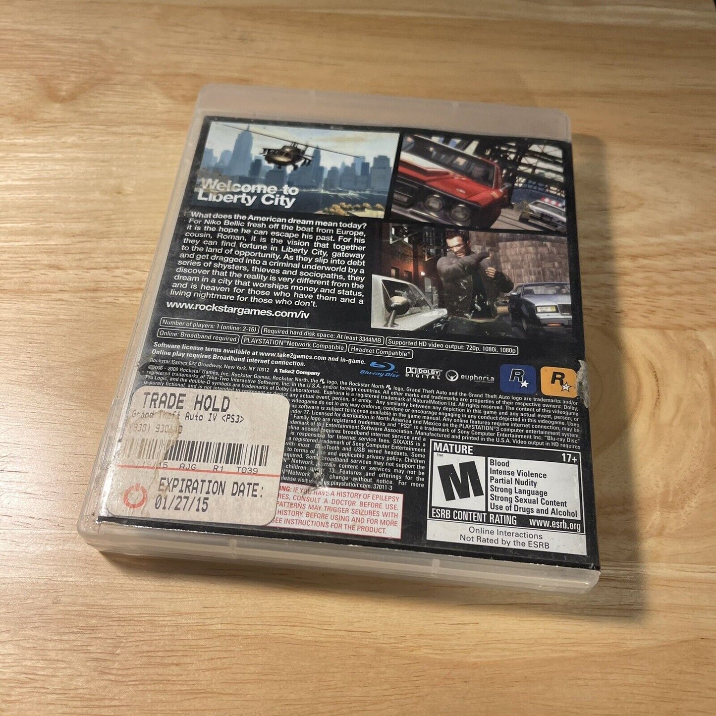 PS3 Grand Theft Auto IV (PlayStation 3, 2008)