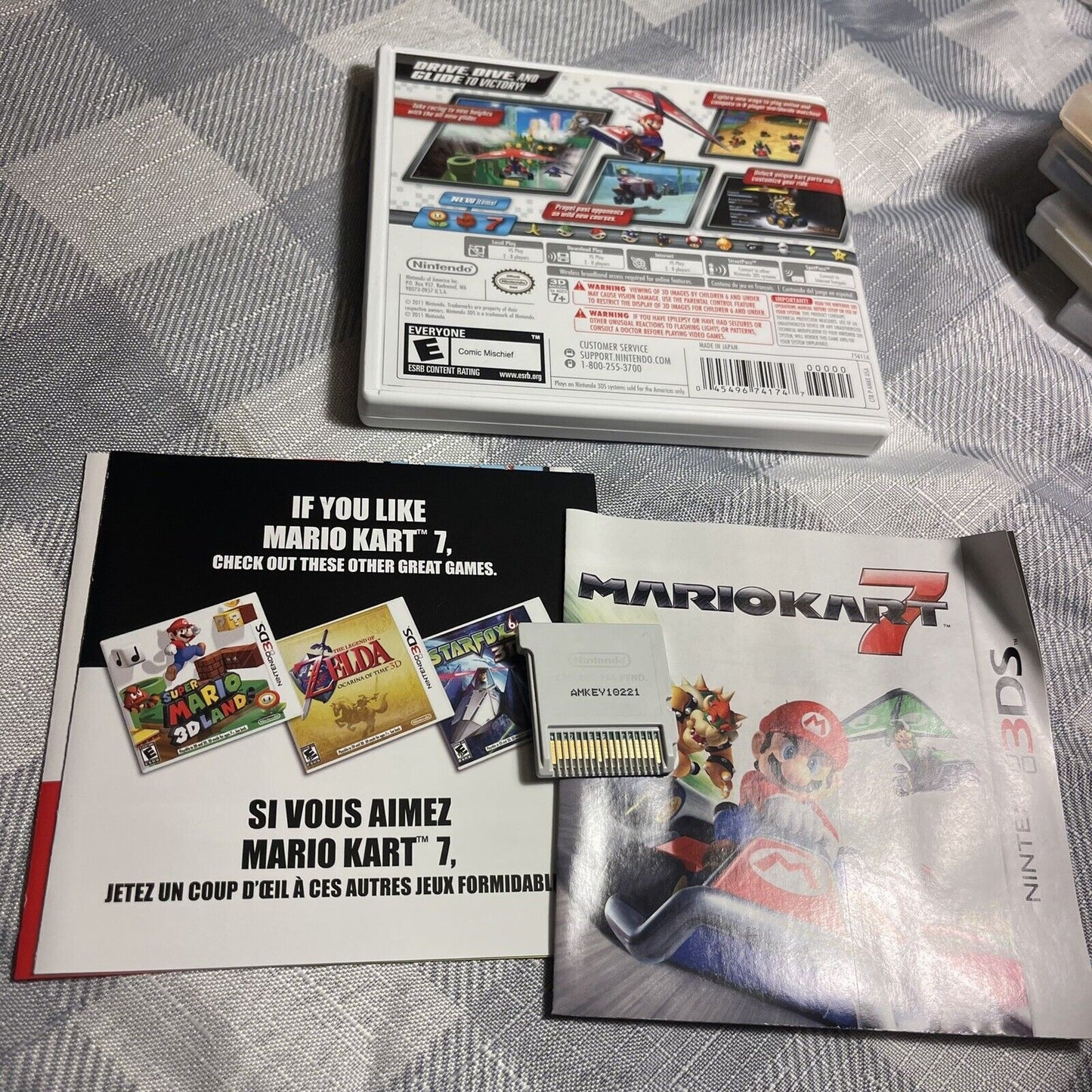 Mario Kart 7 Nintendo 3DS 2011 Complete with Manual Tested and Working