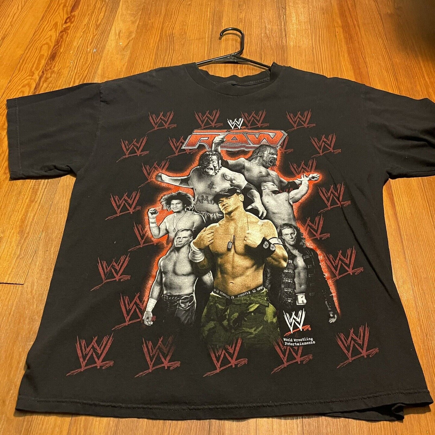 Vintage Wwe Raw T Shirt John Cena Size Large