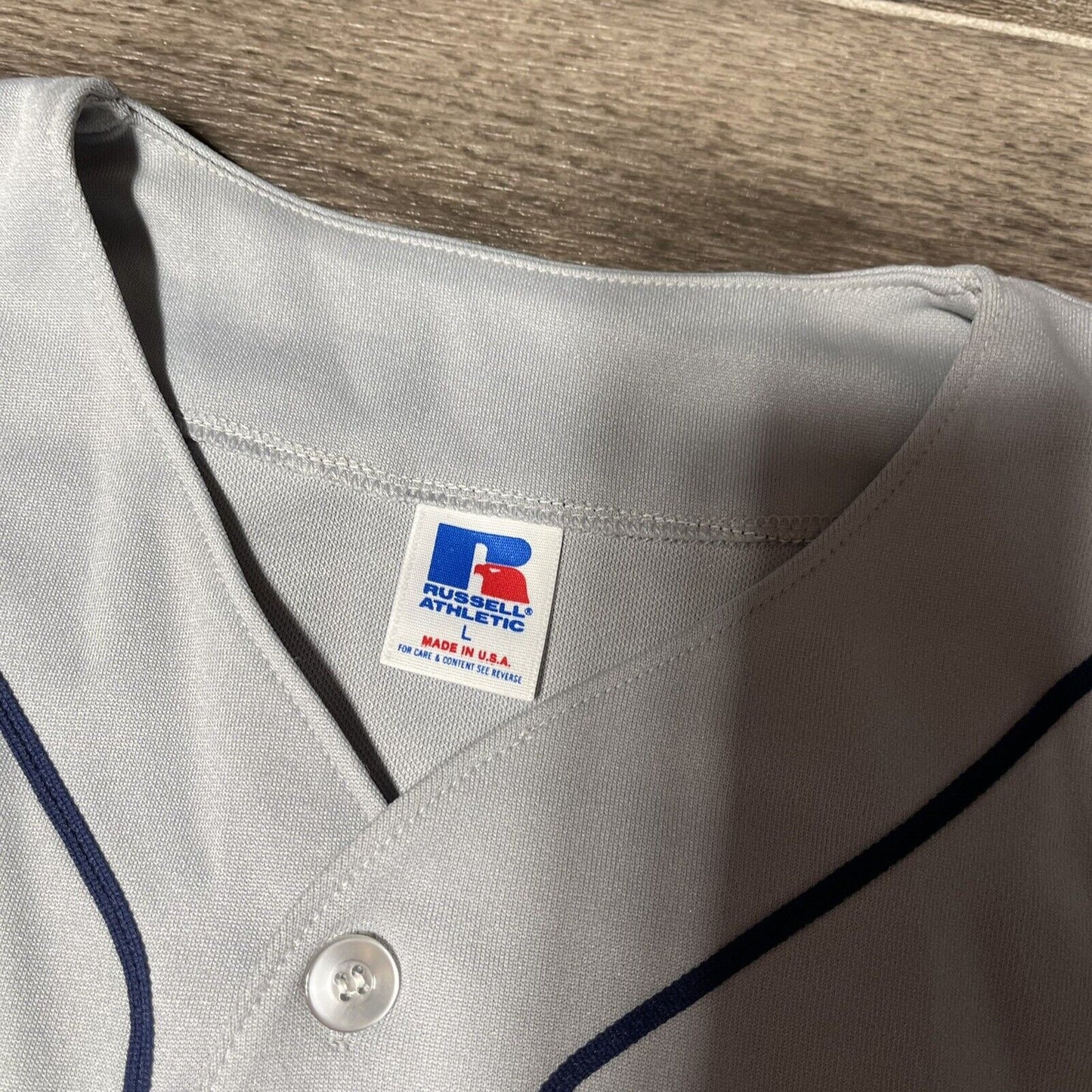 VTG 90s Russell Athletic Toronto Blue Jays MLB Baseball Jersey Shirt Large