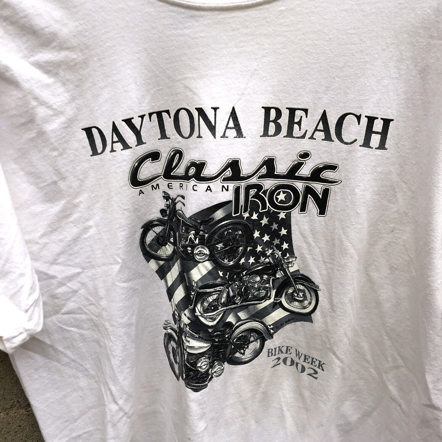 2002 Daytona Classic Iron Bike Week Shirt Size Large