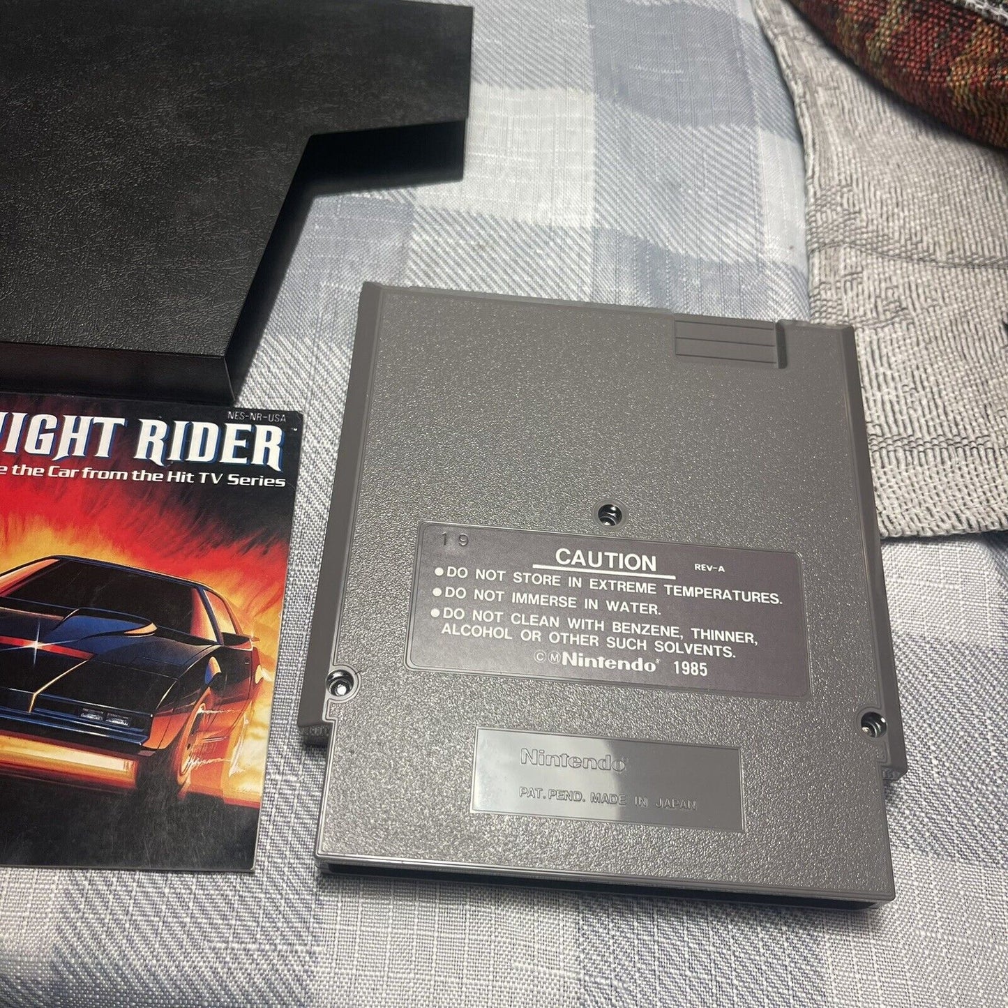 Knight Rider Nintendo NES 1989 Bundle Game, Manual