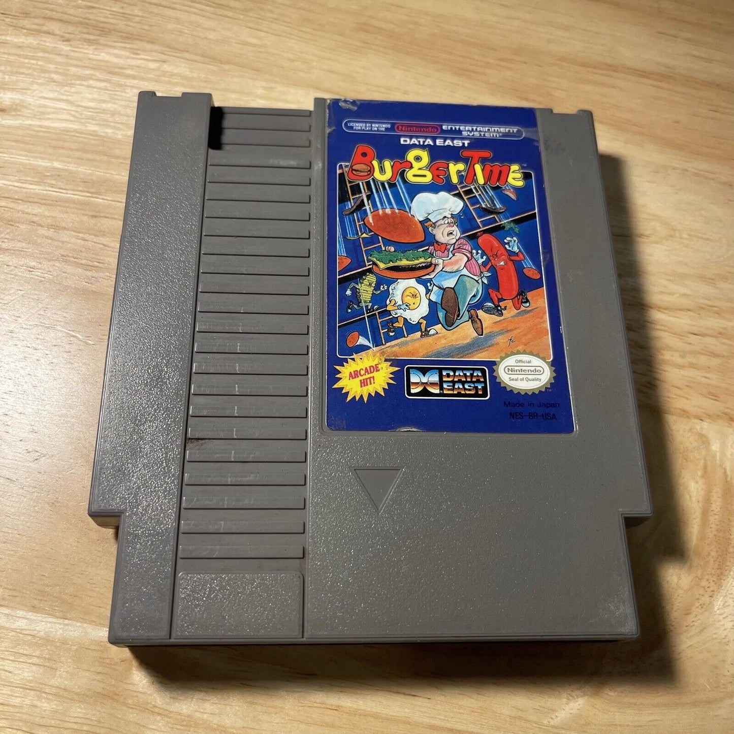 BurgerTime Nintendo NES Tested and Works Cart Only System Cartridge VTG Game