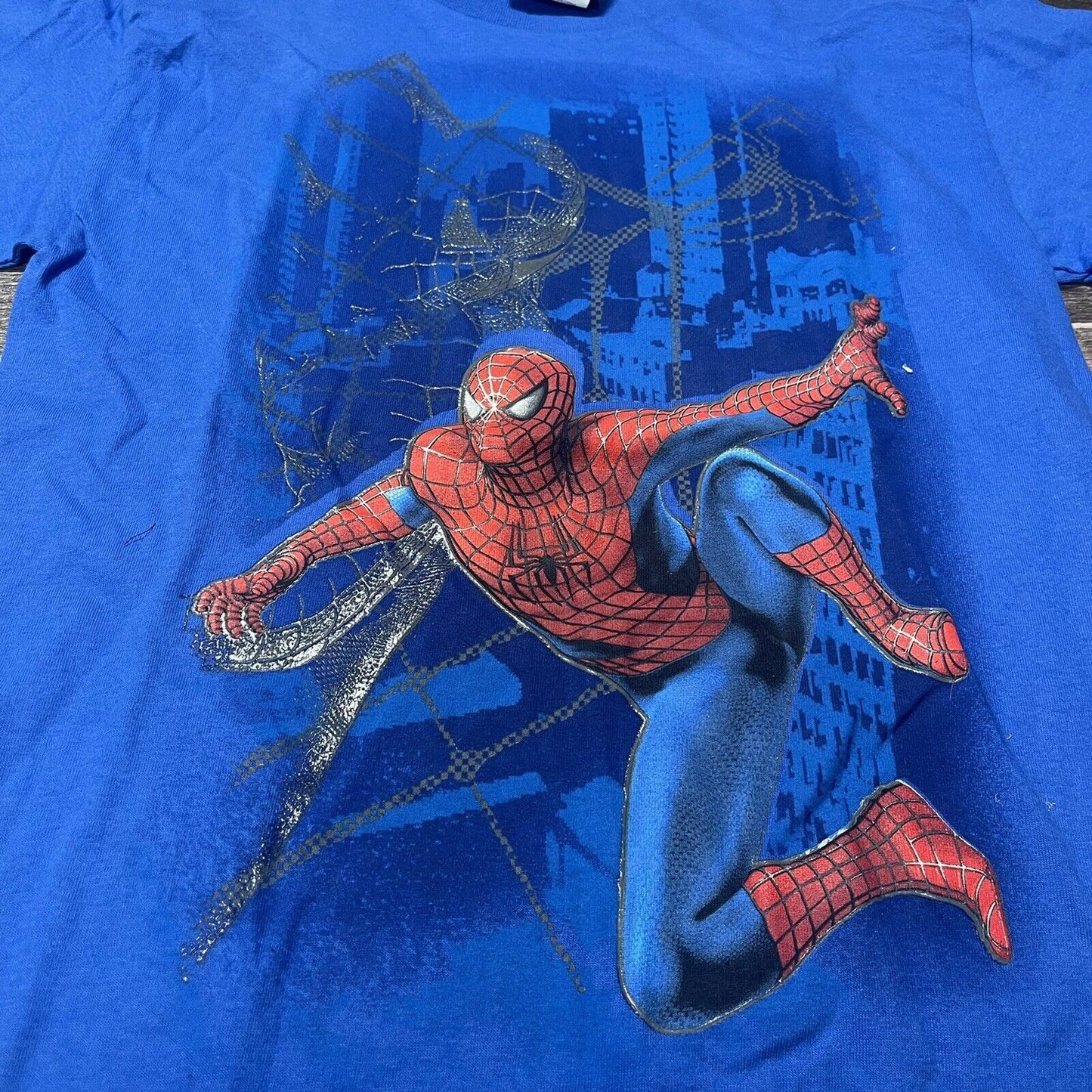 Spider-Man 3 T-Shirt Youth L Movie Promo Marvel Comics Official 2007 Spiderman