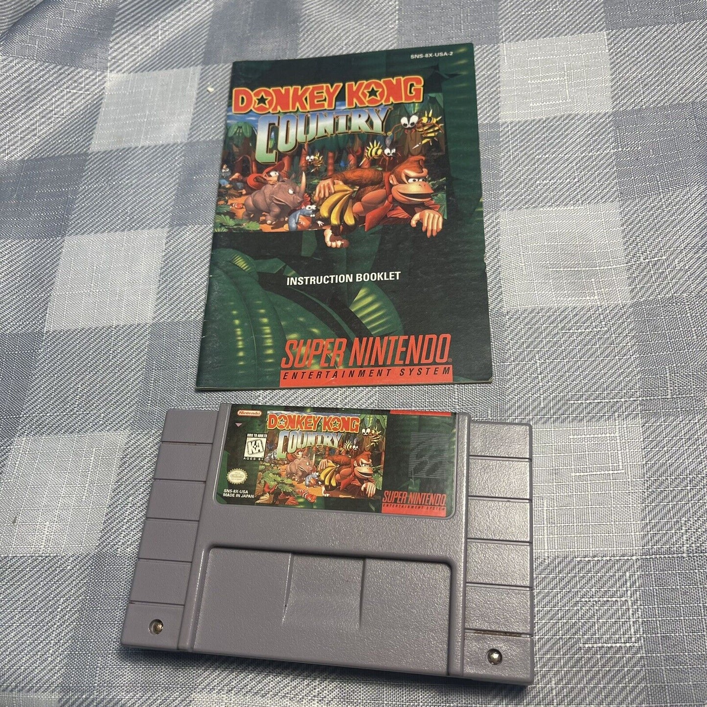 Donkey Kong Country  DKC Super Nintendo SNES working authentic free fast ship