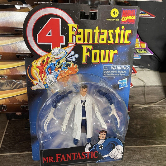 Marvel Legends Retro Fantastic Four Mr. Fantastic 6-Inch Action Figure