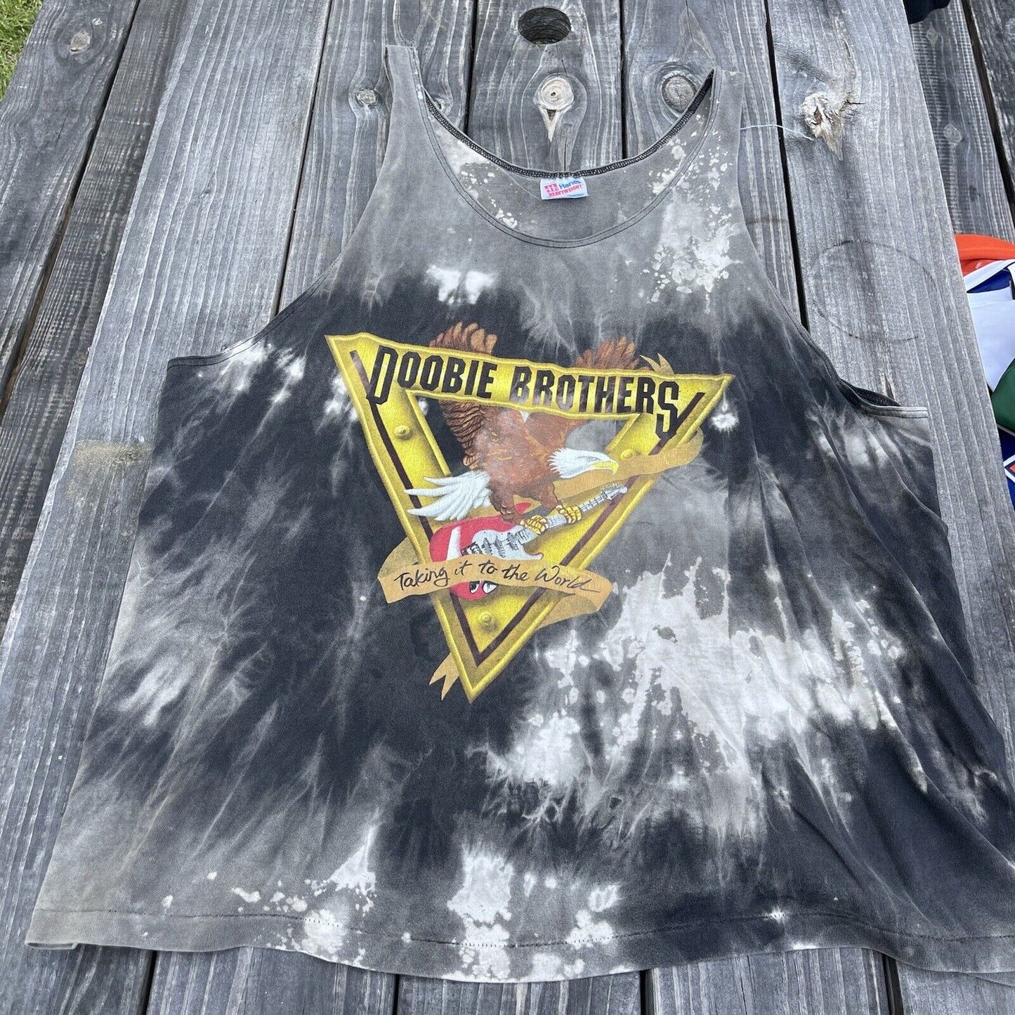 Vintage Original Doobie Brothers Eagle Take it to the World Tshirt XL VT4
