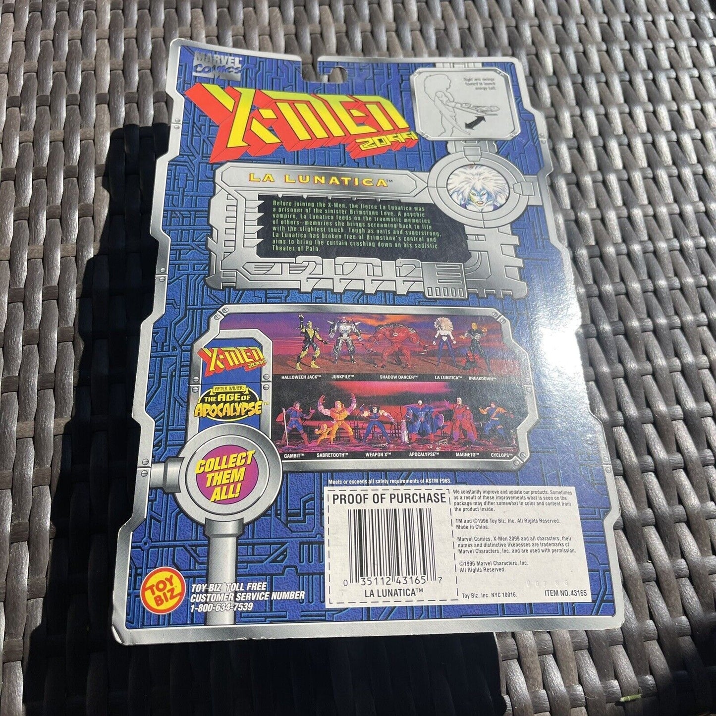 LA LUNATICA FIGURE X-Men XMen 2099 ToyBiz 1996 Retro Free Shipping