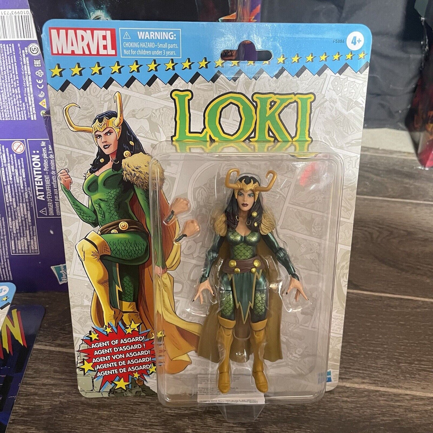 Marvel Legends Retro Loki Agent of Asgard - ToyBiz Style 6" Comic Action Figure