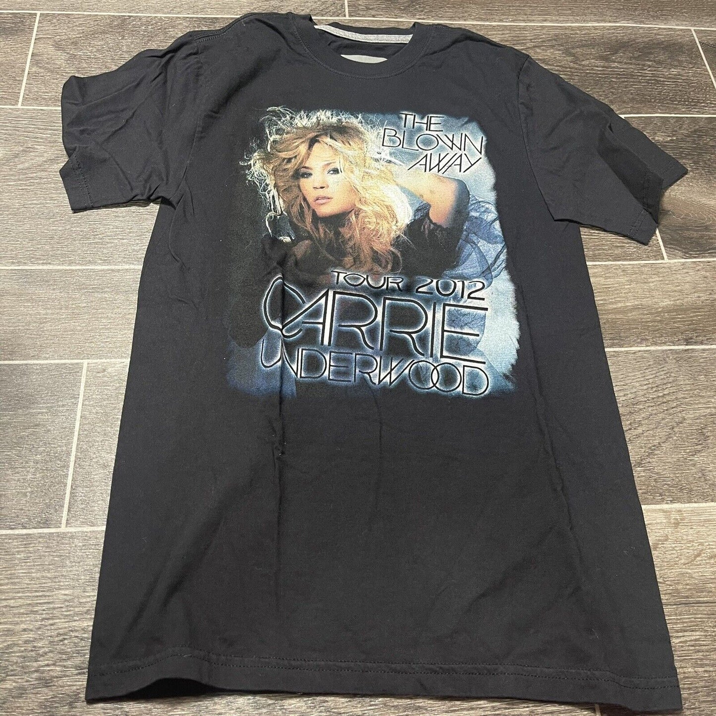 Carrie Underwood The Blown Away Tour 2012 T-shirt w/ Hunter Hayes Size Small