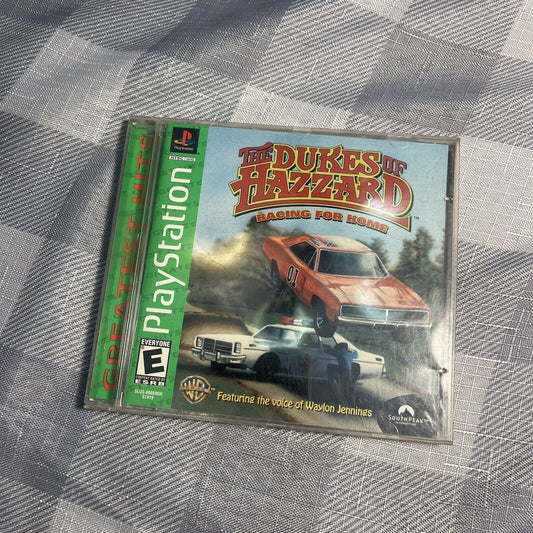 Dukes of Hazzard Racing for Home (Sony Playstation 1 PS1, 1999) Game Case Manual