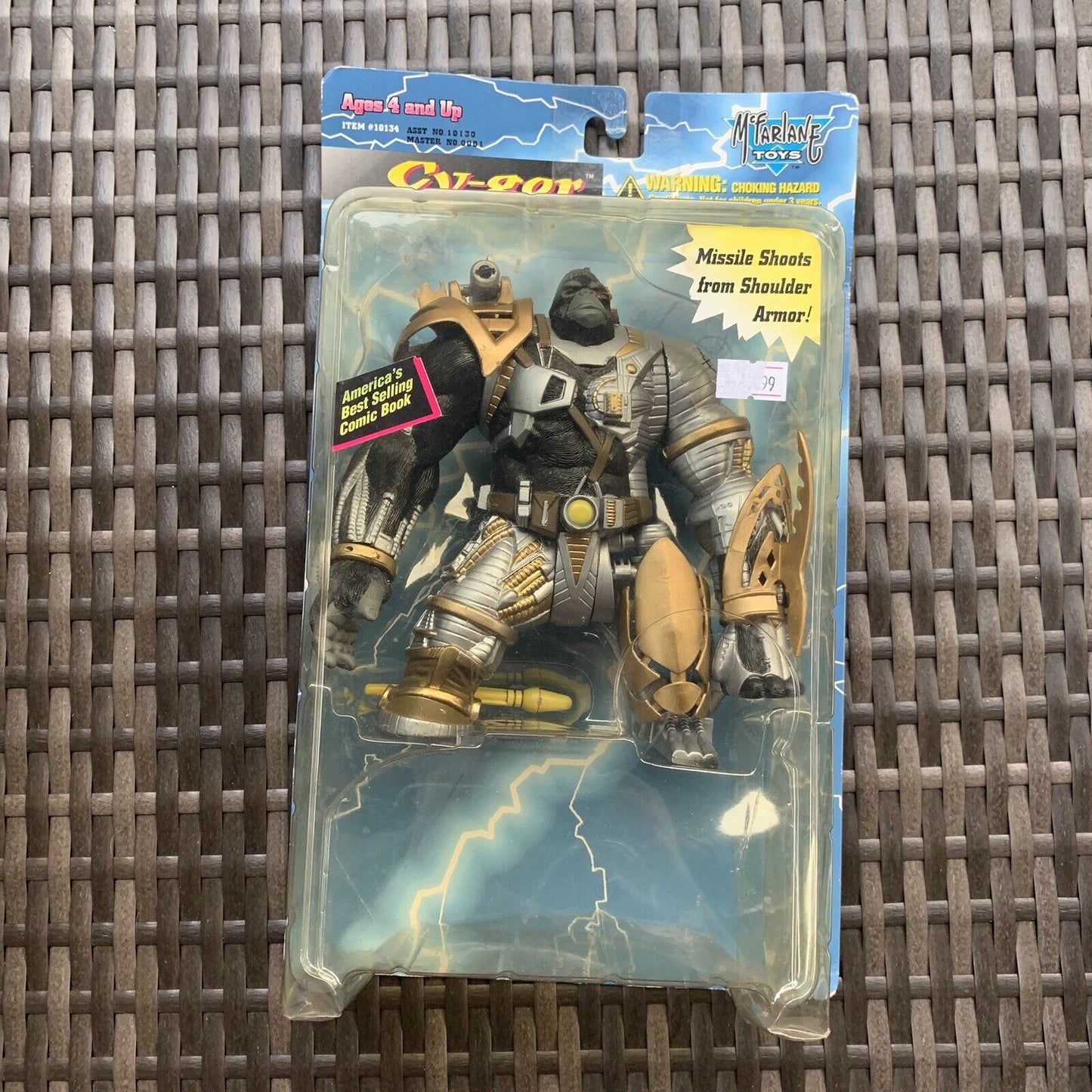 Spawn Cygor Action Figure with Gold Armor Deluxe Edition New