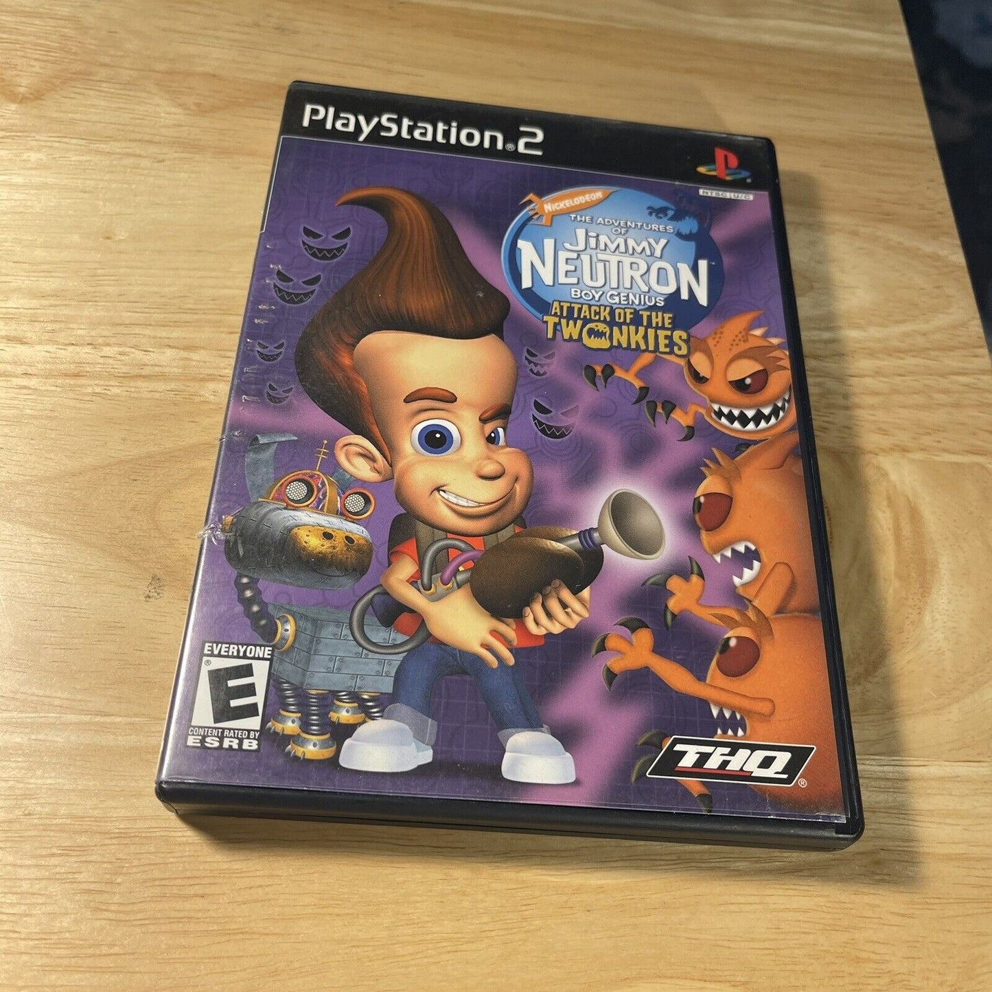 Adventures of Jimmy Neutron Boy Genius: Attack of the Twonkies PS2 Complete CIB