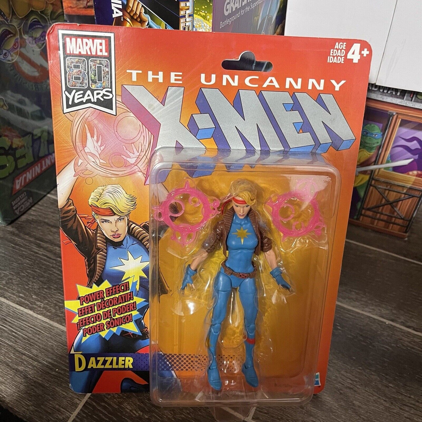 Dazzler 6" Action Figure, Marvel 80 Years - The Uncanny X-Men - Hasbro - NEW