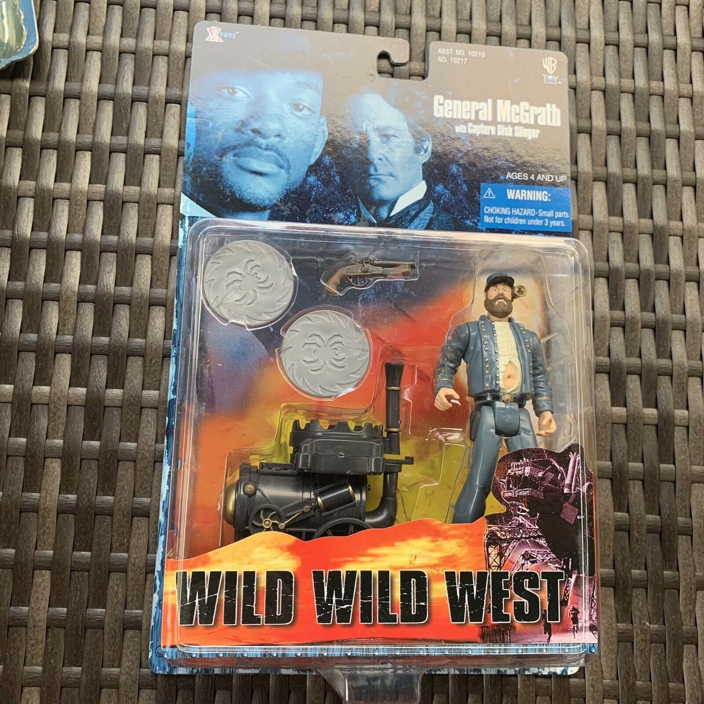 X Toys wild wild west general mcgrath action figure