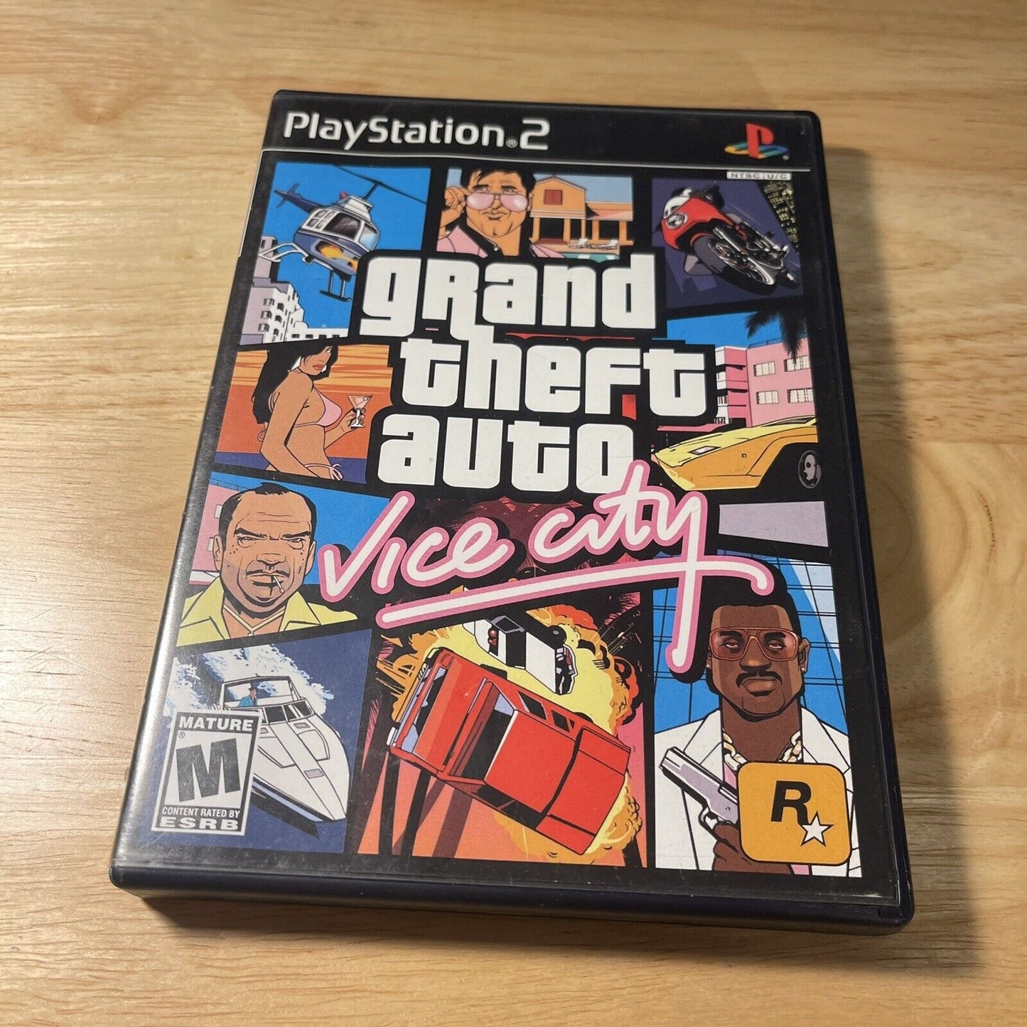 GTA Grand Theft Auto Vice City PS2 Complete with Manual and Map Fully Tested